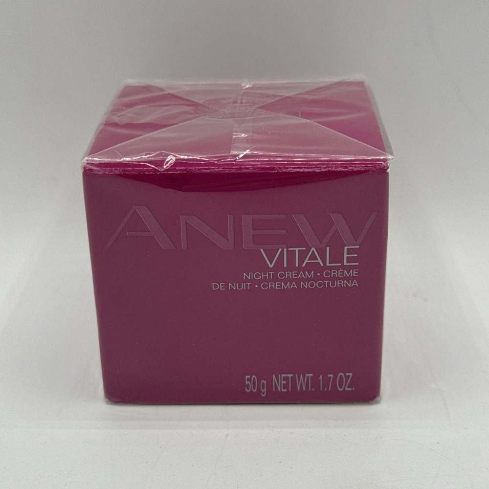 AVON Facial Cream Anew "VITALE" Night Cream 1.7 OZ. New Sealed Discontinued